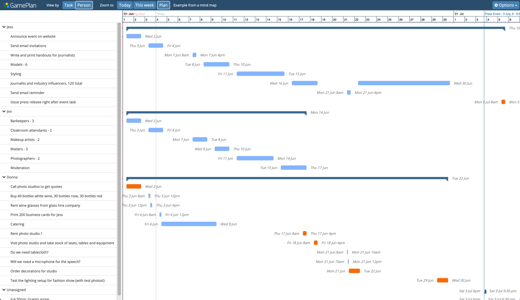 Image: kb-229692033-GamePlan-dynamic-Gantt-chart-2.jpg